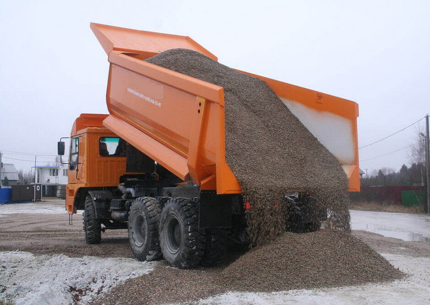 Купить щебень гравийный с доставкой